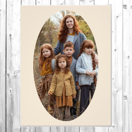 Ovale Vorlage für die Erweiterung des Fotos für de Fotodruck