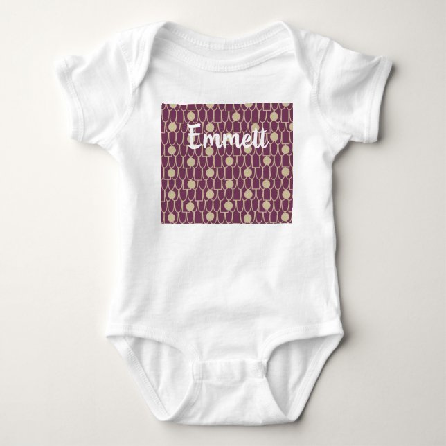 Ovalen, Rectangle und Circles, Oh mein! Baby Bodys Strampler (Vorderseite)