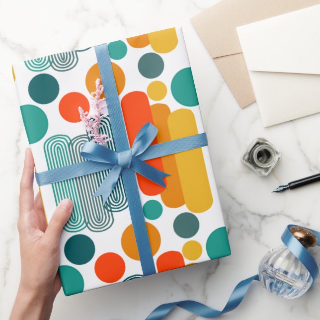 Ovalen und Kreise Geschenkpapier (Schenken)