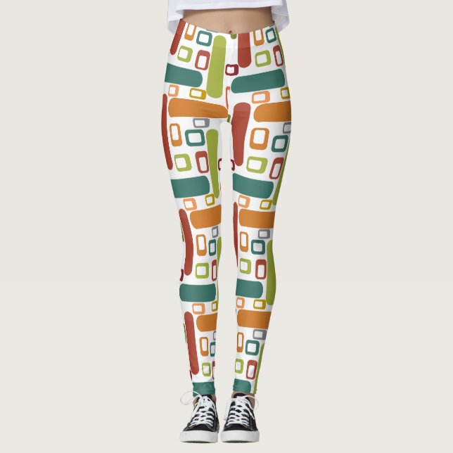 Ovalen und Kreise Leggings (Vorderseite)