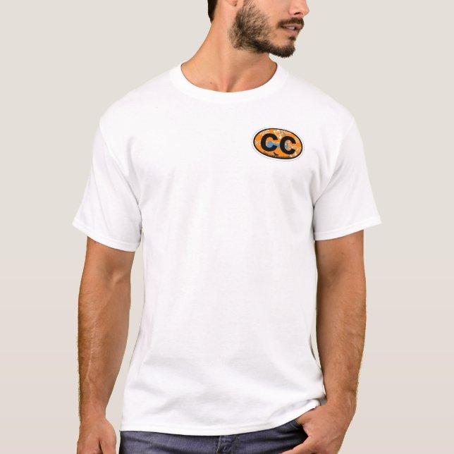 Ovaler Entwurf Cape Cods T-Shirt (Vorderseite)