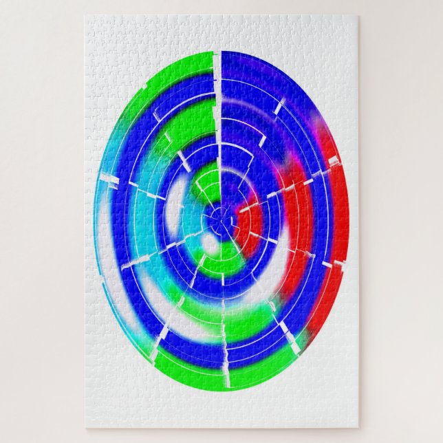 Ovaler Irrweg Puzzle (Vertikal)