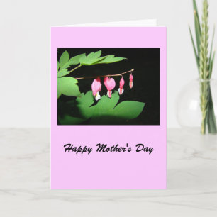 OVALES BLUTENDES HERZ KARTE