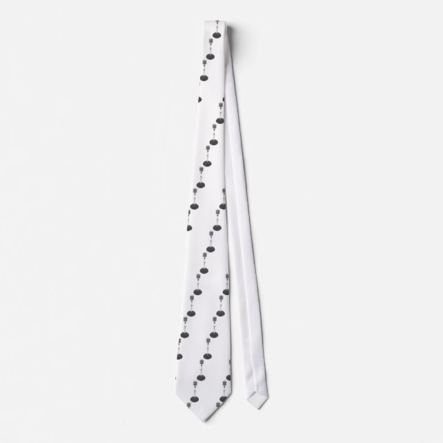 Ovales Mikrofon Krawatte (Vorderseite)