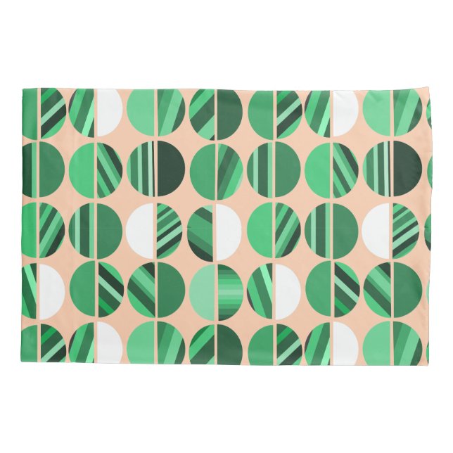 Ovalhalve, grün gestrichen kissenbezug (Rückseite)