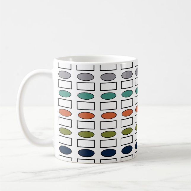 Ovals and Rectangles  Kaffeetasse (Links)