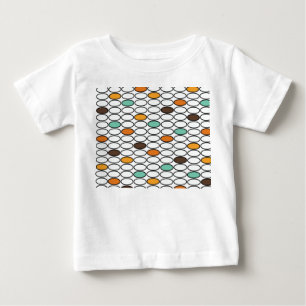 Ovals der 70er Jahre Baby T-shirt