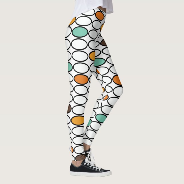 Ovals der 70er Jahre Leggings (Rechts)