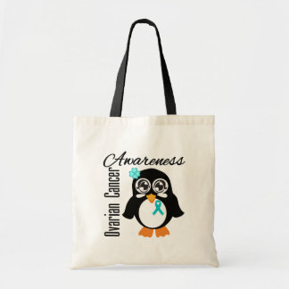 Ovarialkarzinom Bewusstsein Pinguin Tragetasche