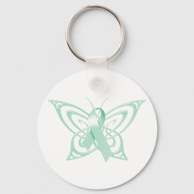 Ovarialkarzinom Butterfly Schlüsselanhänger (Vorderseite)