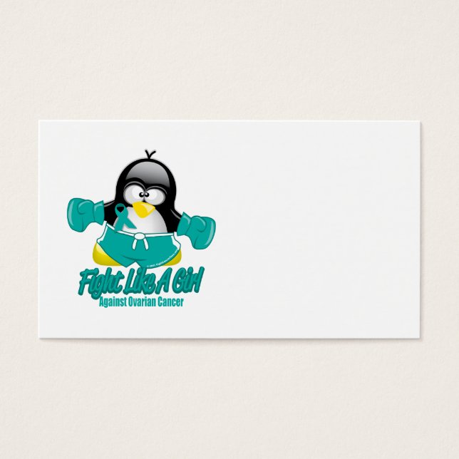Ovarialkarzinom Kämpfender Pinguin (Vorderseite)