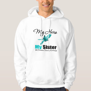 Ovarialkrebs Mein Held, mein Schwester Hoodie