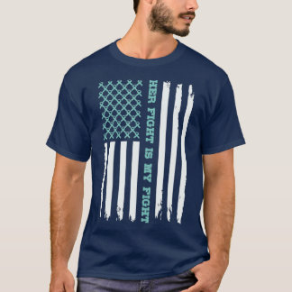 OVARIANISCHE FLAG Ihr Kampf ist mein Aquamariner K T-Shirt