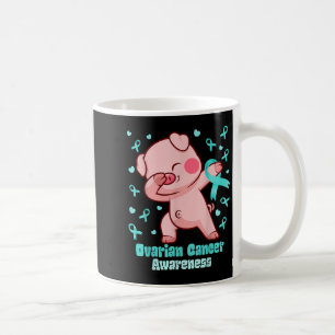 Ovarieller Krebs Funny Dabbing Schweinekrieger Kaffeetasse