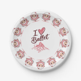 Oveja ballet pappteller