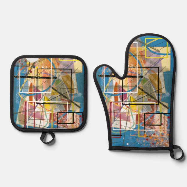 Oven Glove Ofenhandschuh & Topflappen-Set (Vorderseite)