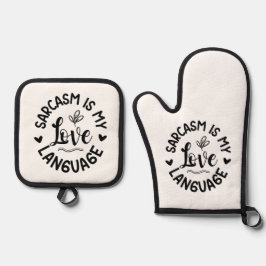 Oven Mitt and Pot Holders Ofenhandschuh & Topflappen-Set