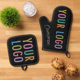 Oven Mitt Pot Holder Set mit benutzerdefiniertem P