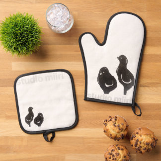 OVEN MITT & POT HOLDER studio miiri Ofenhandschuh & Topflappen-Set