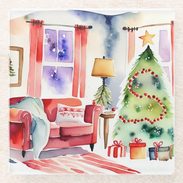 Oven Mitt und Pot Holder Glasuntersetzer (Vorderseite)