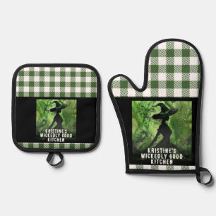 Oven Mitt und Pot Holder Ofenhandschuh & Topflappen-Set