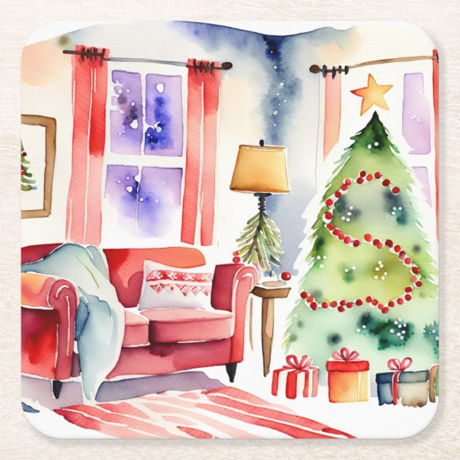 Oven Mitt und Pot Holder Rechteckiger Pappuntersetzer (Vorderseite)