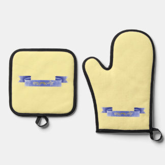 Oven Mitt und Pot Holders Oven Mitt & Pot Holder S Ofenhandschuh & Topflappen-Set