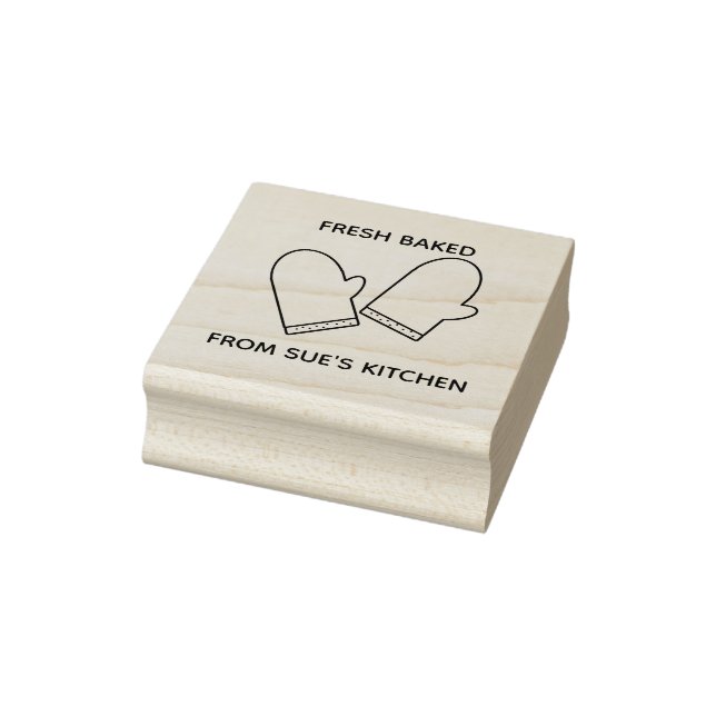 Oven Mitts Briefmarke Gummistempel (Stempel)