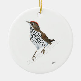 Ovenvogel Keramik Ornament