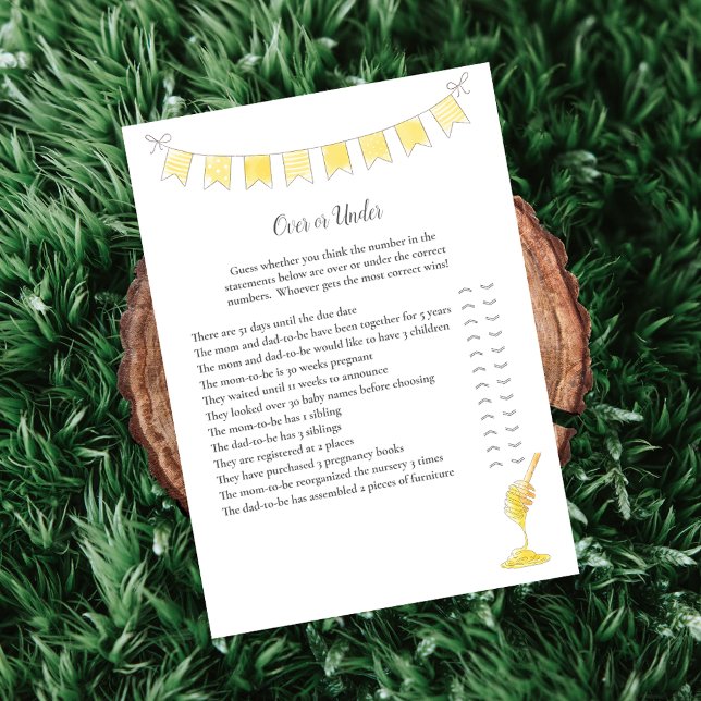 Over and Under Game Girl Teddy Bear and Honey Card Programm (Von Creator hochgeladen)