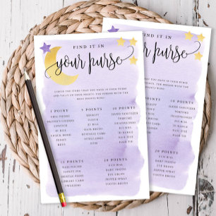 Over Moon Purse Scavenger Game Paper Cards Lila Flyer
