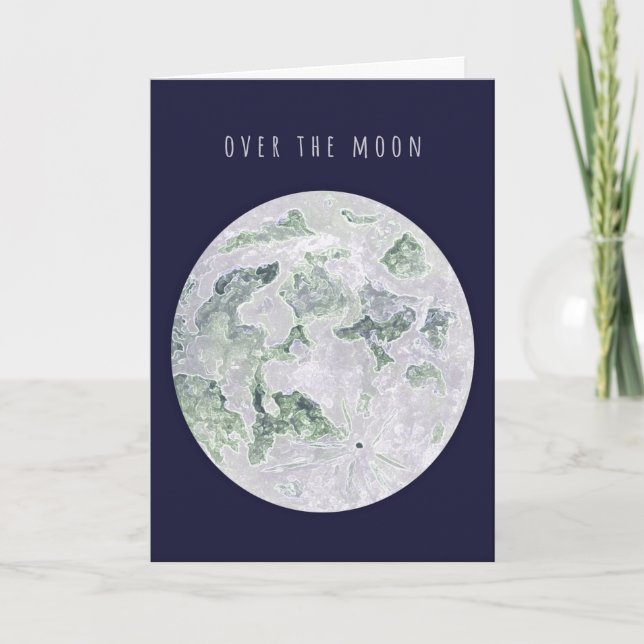 OVER THE MOON KARTE (Vorderseite)