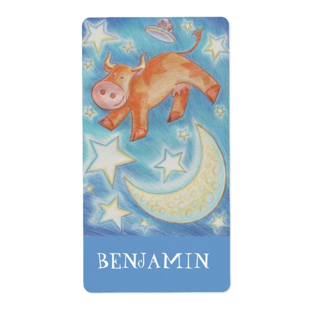 Over the Moon 'Name' Label (Vorne)