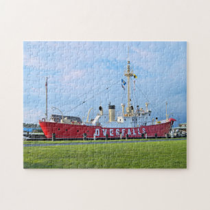 Overalls Lightship, Delaware Jigsaw Puzzle