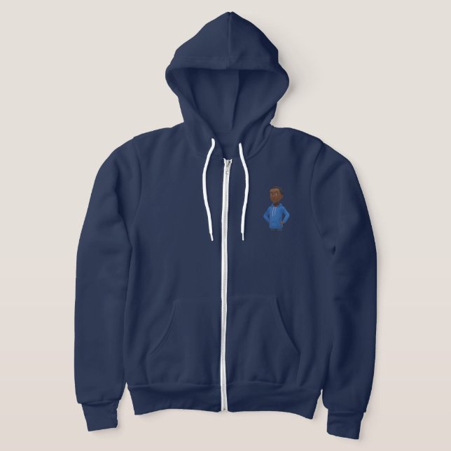 Overcomer Reißverschluss Hoodie (Ablage )