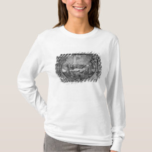 Overdoor Platte mit chinesischem Thema, c.1730 T-Shirt