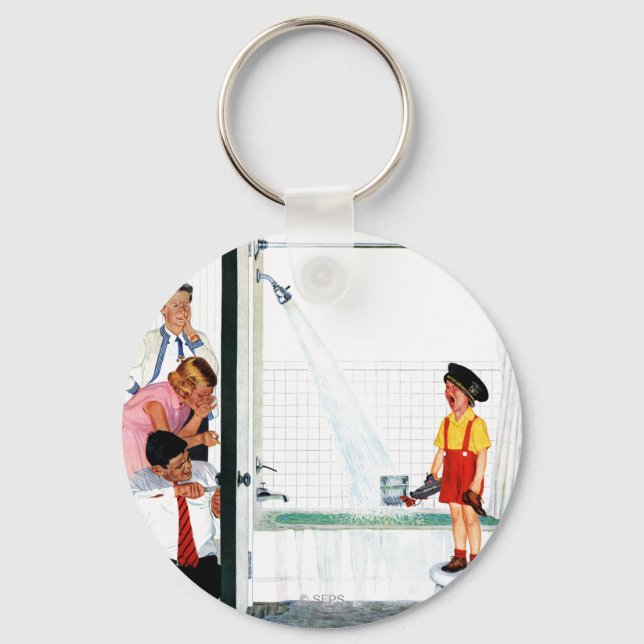 Overflowing Tub Schlüsselanhänger (Vorderseite)