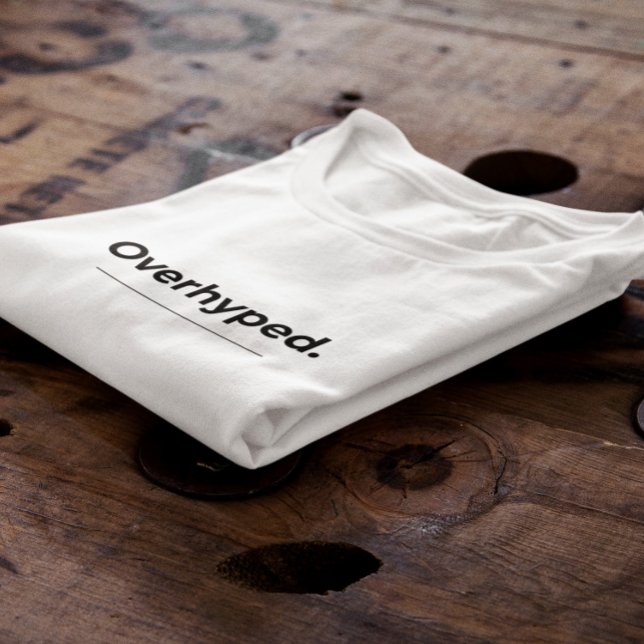 Overhyped Funny Margarita Rating  T-Shirt (Von Creator hochgeladen)