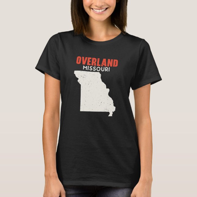 Overland Missouri USA Staat America Travel Missour T-Shirt (Vorderseite)