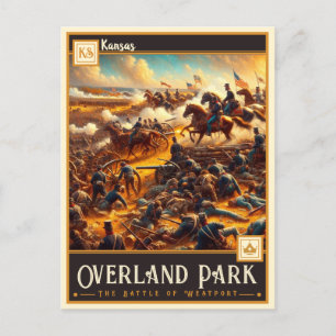 Overland Park, Kansas Vintage Postkarte