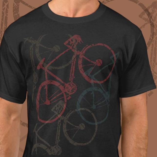Overlapped Bikes . Trübung Fahrräder T - Shirt (Von Creator hochgeladen)