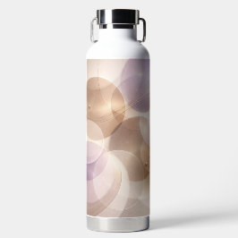 Overlapping translucent circles AI art  Trinkflasche