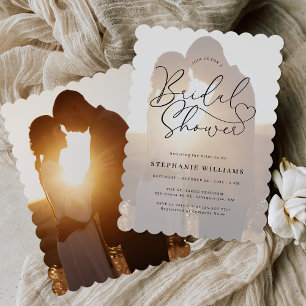 Overlay Foto Bridal Dusche Einladung
