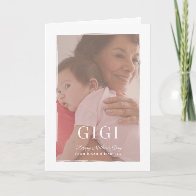 Overlay-Gigi-Muttertagskarte Karte (Vorderseite)