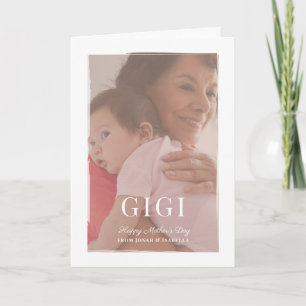 Overlay-Gigi-Muttertagskarte Karte