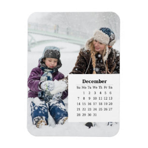 Overlay-Kalender Dezember 2025 Magnet