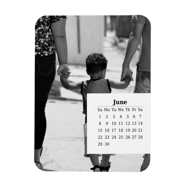 Overlay-Kalender Juni 2025 Magnet (Vertikal)