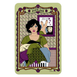 Overload_A_4x6 Kühlschrank-Magnet Magnet