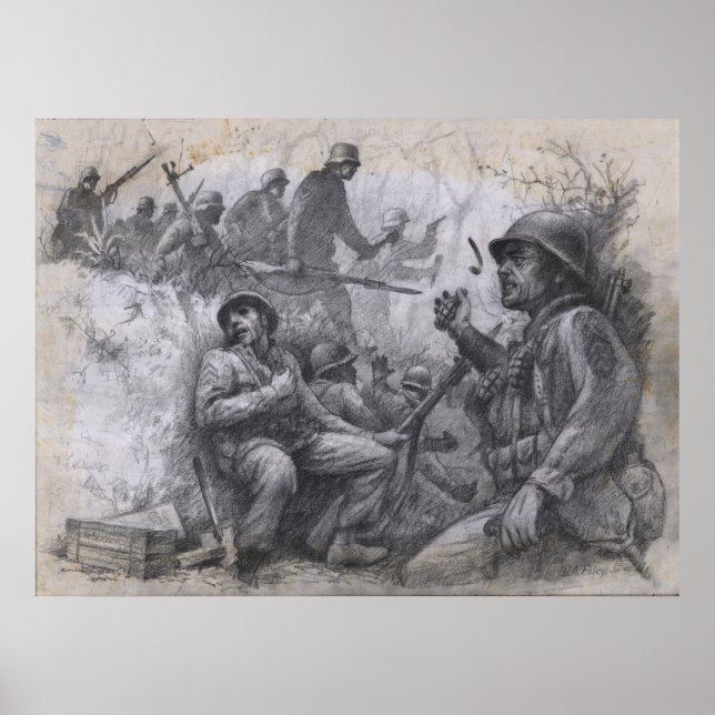 Overrun auf Hill 468 Poster (Vorne)