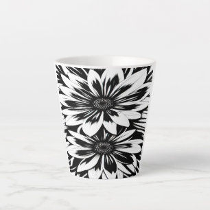 Oversifizierte Blume Latte-Tasse Milchtasse